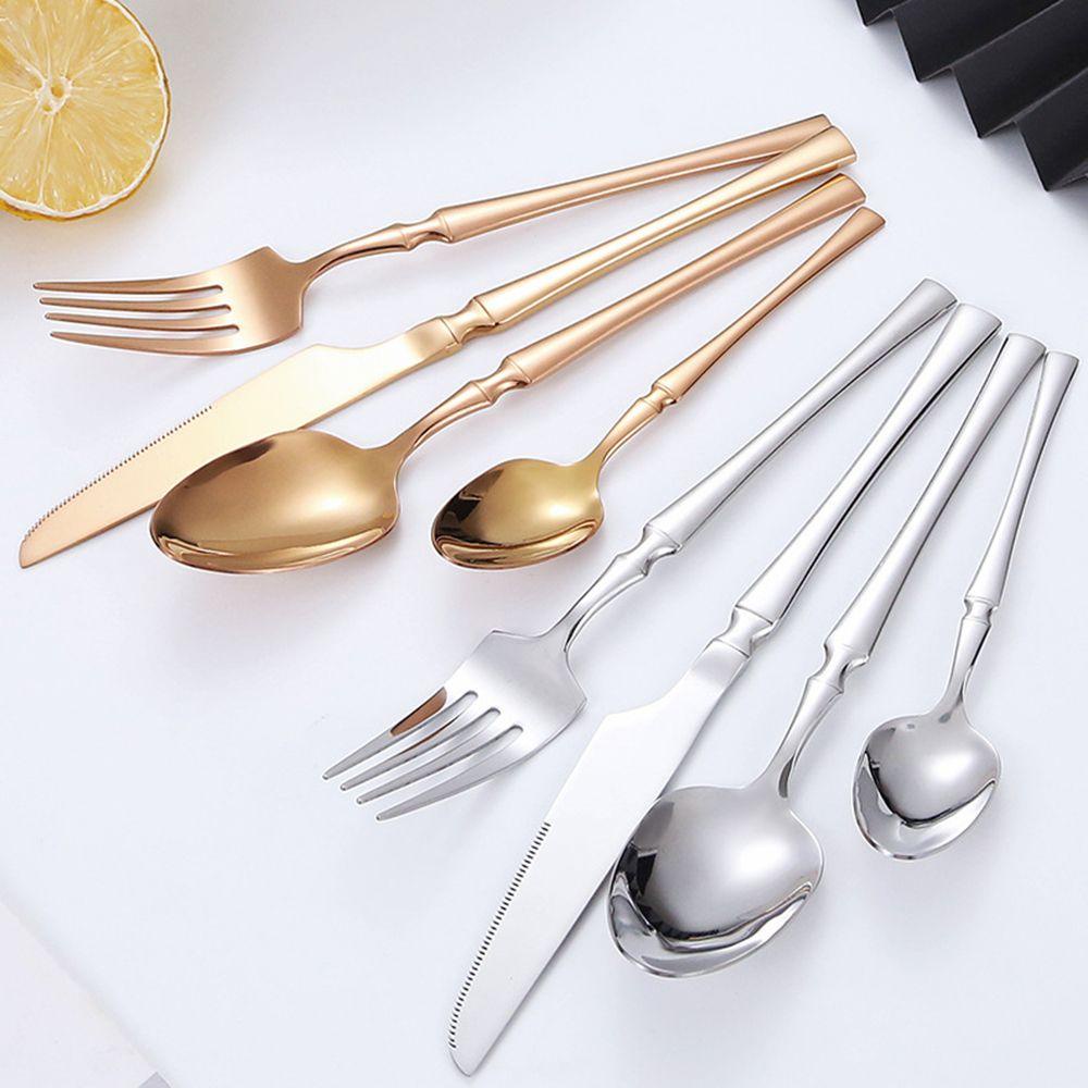 Bộ 4 Món Chén Dĩa Muỗng Nĩa Bền An Toàn Tái Sử Dụng Được