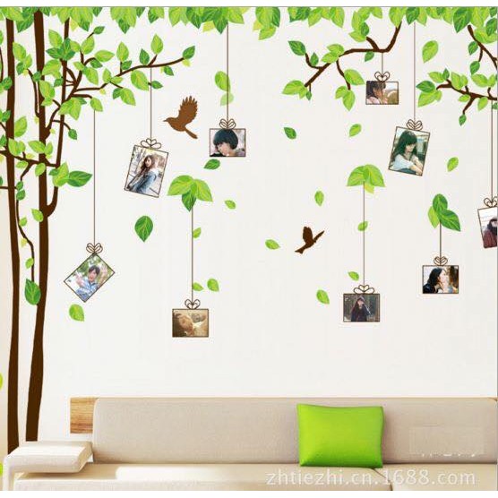 Decal dán tường Vườn cây kỷ niệm