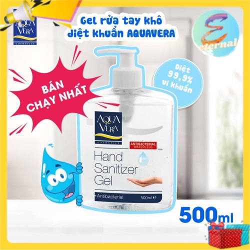 Gel rửa tay không dùng nước Aqua Vera 500ml (hàng nhập khẩu châu Âu)