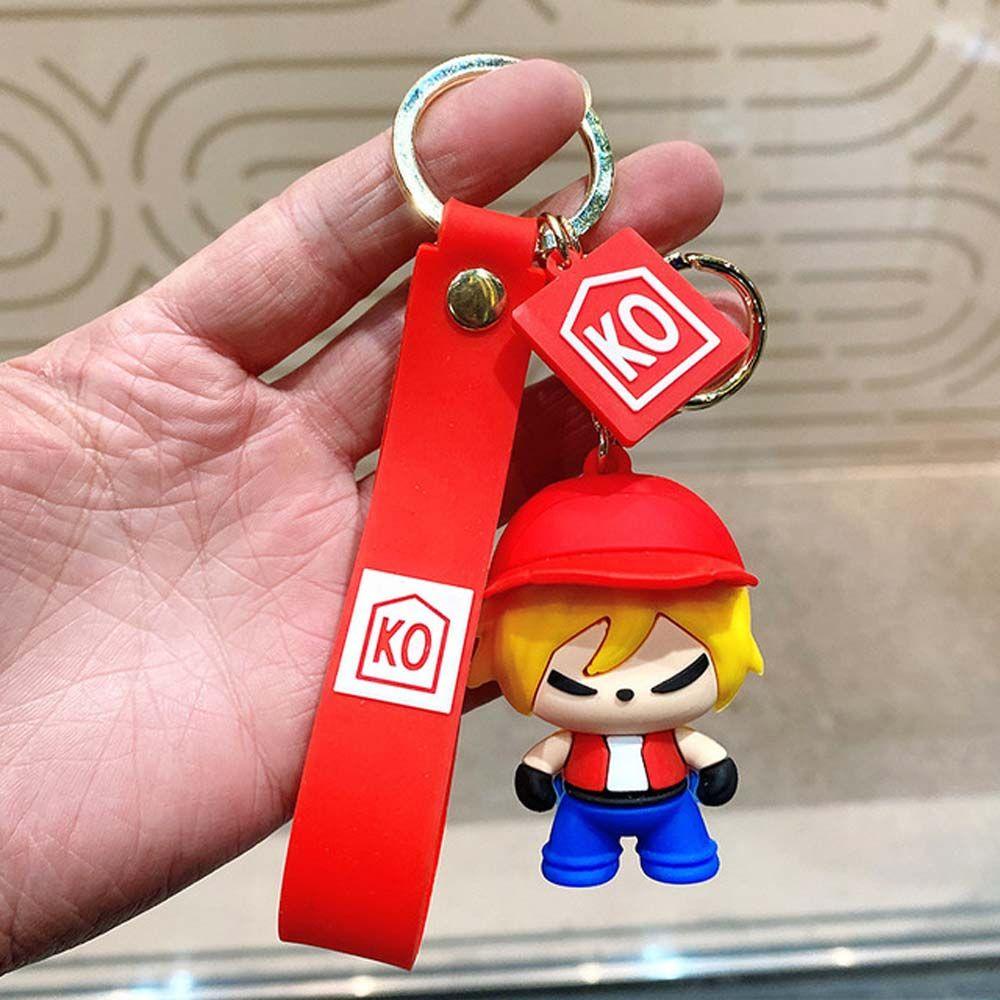 Aaron1 Móc Khóa Gắn Hình Nhân Vật Anime Benimaru Nikaido Kyo Iori Dễ Thương