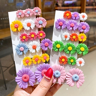 Kẹp Tóc Hoa Cúc Nhỏ  Nhiều Màu Sắc Đáng Yêu