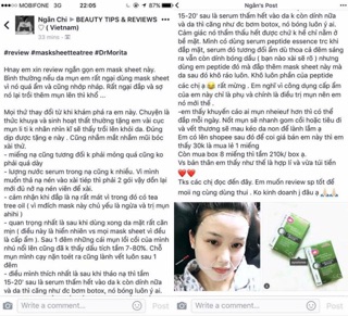 Mặt nạ giấy Dr Morita