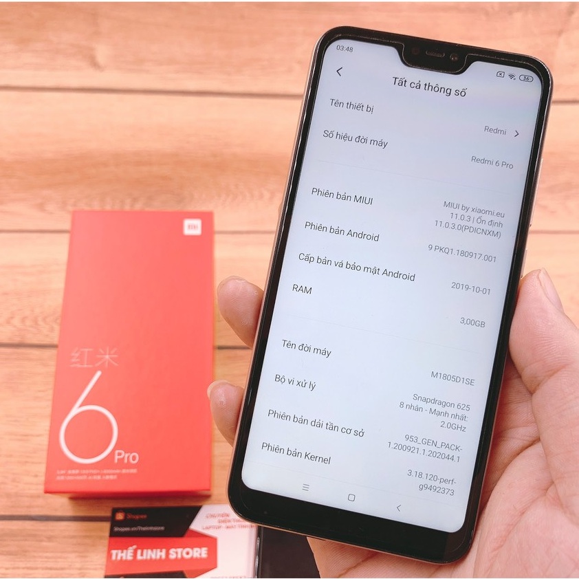 Điện thoại Xiaomi Redmi 6 Pro màn 5.8 inch tai thỏ - Snap 625 ram 4G 64G