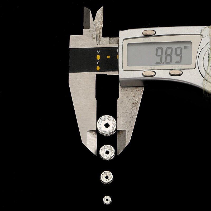 50 Hạt đá pha lê họa tiết không gian siêu tốc dùng làm phụ kiện trang sức thủ công 4 6 8 10mm