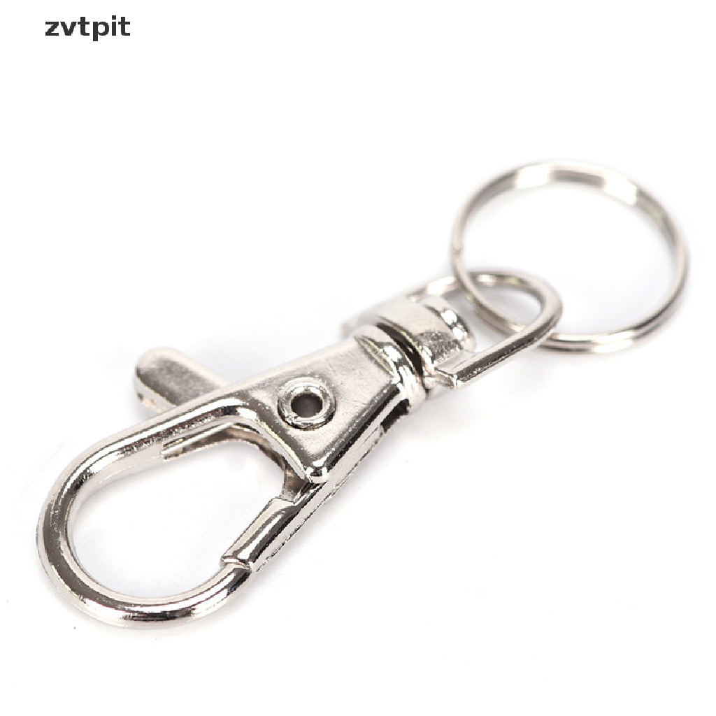 [ZVPT] 10PC Silver Swivel Trigger Clips Snap Lobster Clasp Hook Bag Key Ring Hooks Gift 10PC Silver Swivel Trigger Clips Snap Lobster Clasp Hook Bag Key Ring Hooks Gift New 10pcs