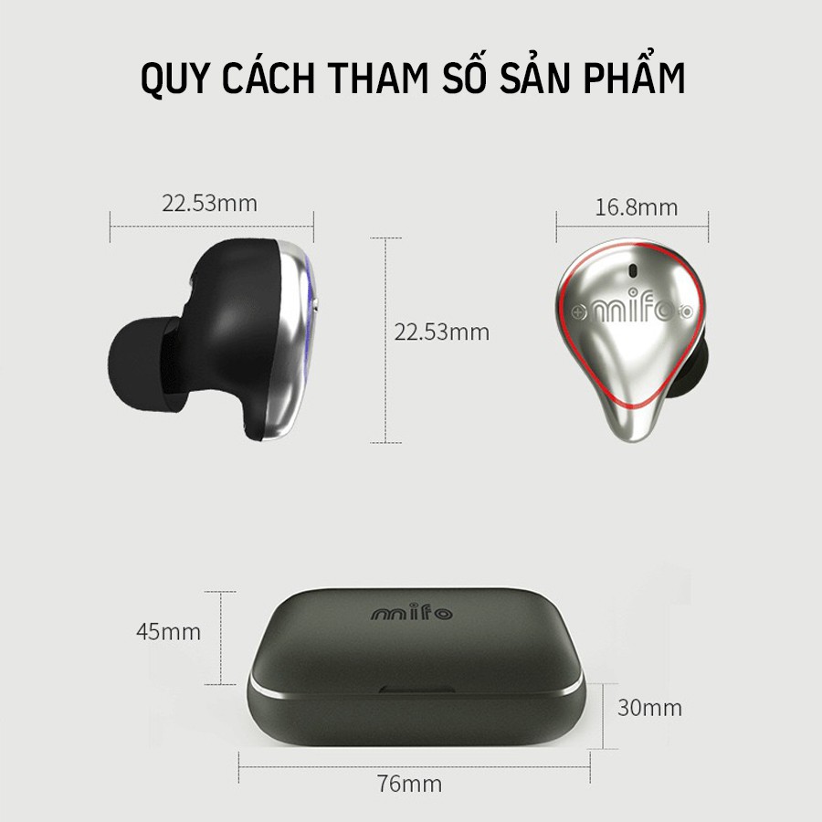 Tai Nghe Bluetooth 5.0 Mifo O5
