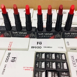 Son thỏi lì Thái Lan Odbo Velvet Soft lip #1,2,3,4,6 - M434