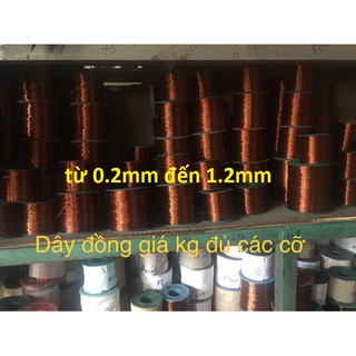 dây đồng quấn motor biến áp (ly 0.2mm đến 1.2mm)