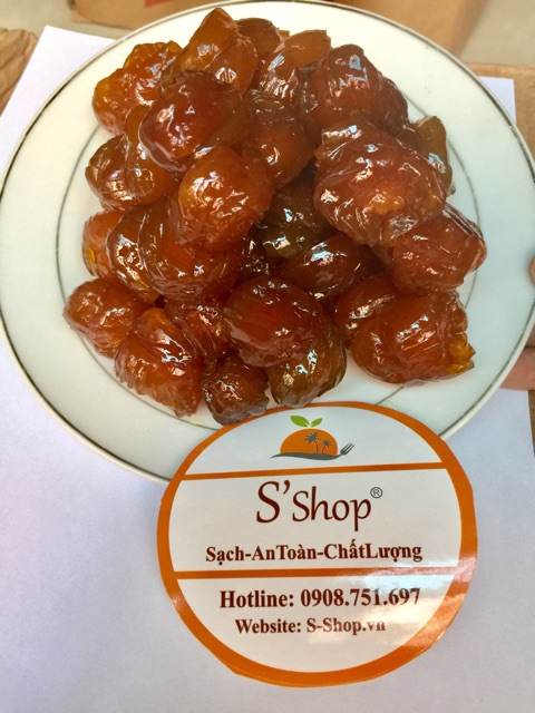 Mứt táo dẻo có hạt hộp 500g