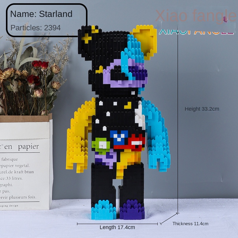 Đồ Chơi Lắp Ráp Hình Chú Gấu Độc Đáo Cho Nam Và Nữ