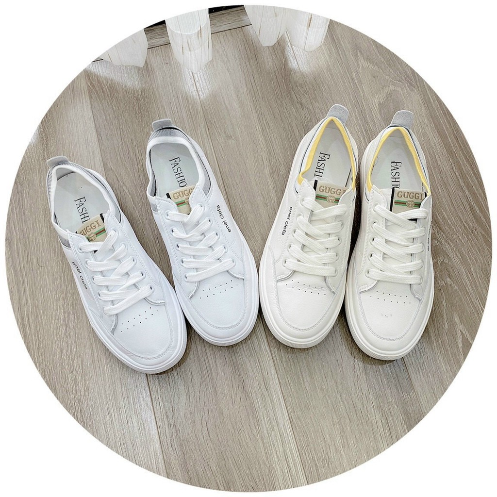 Giầy thể thao Nữ Đế Bằng Phong cách hàn quốc Màu Trắng dễ phối đồ siêu hotttt | BigBuy360 - bigbuy360.vn
