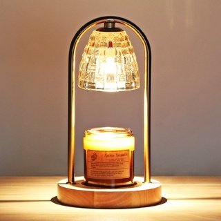 Đèn đốt nến xông tinh dầu warmer candles chụp pha lê phong cách châu âu - phụ kiện nến yankee nến bath