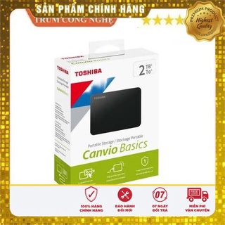 (giá khai trương) Ổ cứng di động 2TB Toshiba Canvio Basics