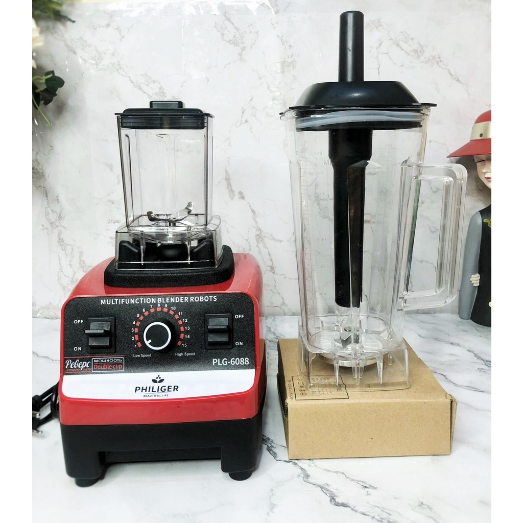 Máy Xay Sinh Tố Công Nghiệp Công Suất 4500W. Máy Xay Đa Năng Xay Đá, Xay Thịt Cá, Máy Xay Sinh Tố. Bảo hành 12 tháng