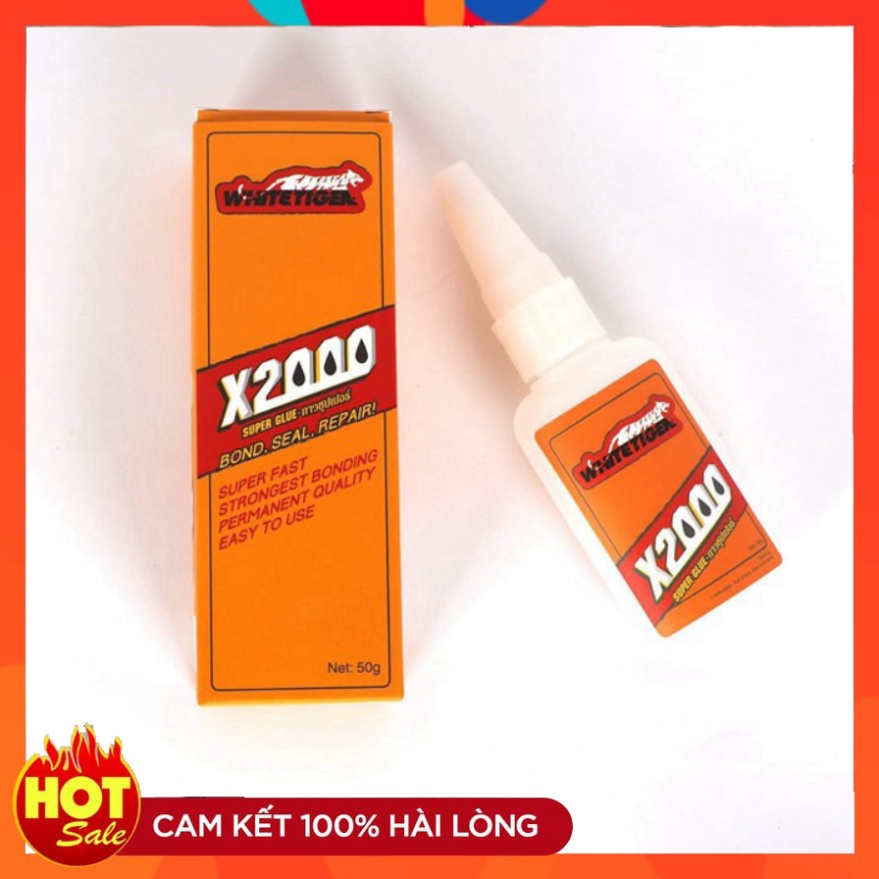 Keo dán X2000, Keo Dán Siêu dính Đa Năng Dán Gỗ, Thủy Tinh, Dán Nhựa
