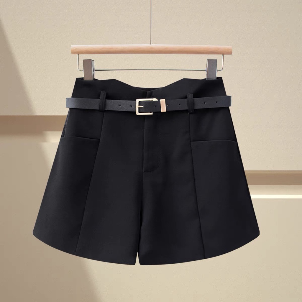 Quần short nữ cạp cao đùi nữ chất liệu vải tuyết mưa bigsize 40 - 75kg ( S03)