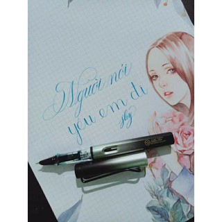 Bút LeTa 368 nét thanh đậm tốt (ngòi lá tre ko rỉ ko kén mực)