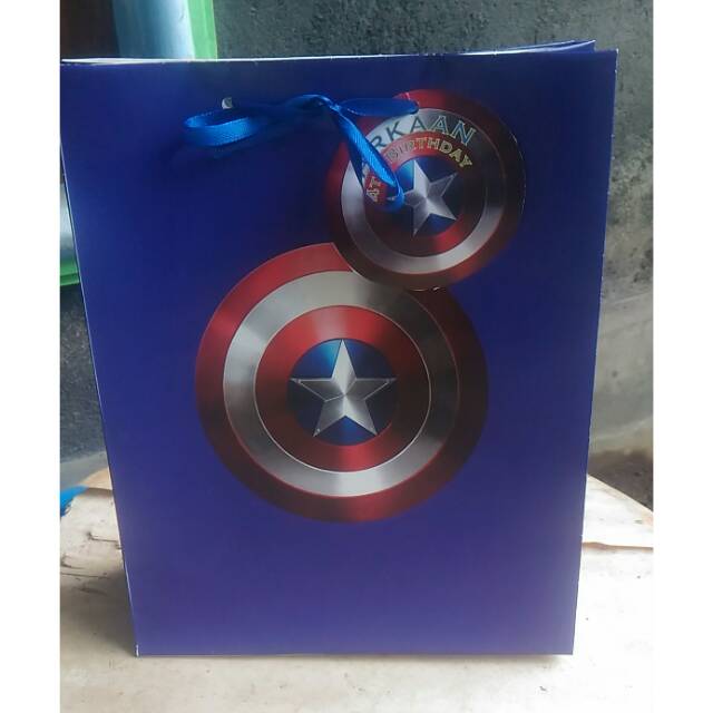 Balo Hình Captain America Độc Đáo