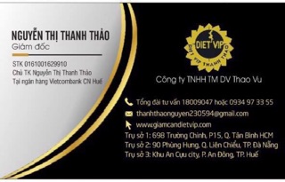[CHÍNH HÃNG] CÀ PHÊ GIẢM CÂN DIET VIP