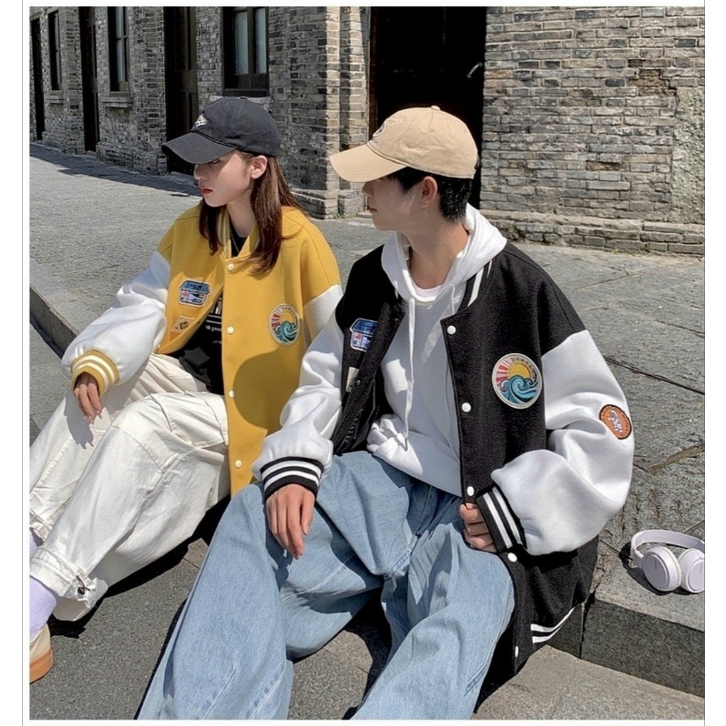 Áo Khoác Nỉ Nam Nữ  Form Rộng Logo Vải Dày Mịn Thoáng Mát Thiết Kế Thời Trang Kiểu Dáng Năng Động