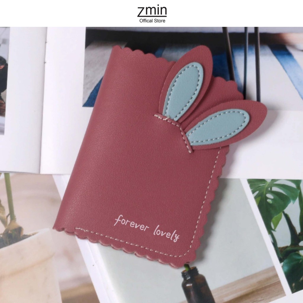Ví bóp nữ mini cầm tay Zmin, chất liệu cao cấp có thể bỏ túi - V015