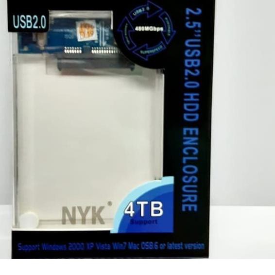 Hộp Đựng Ổ Cứng Ngoài Hdd Trong Suốt 2.5 Usb 2.0 | BigBuy360 - bigbuy360.vn