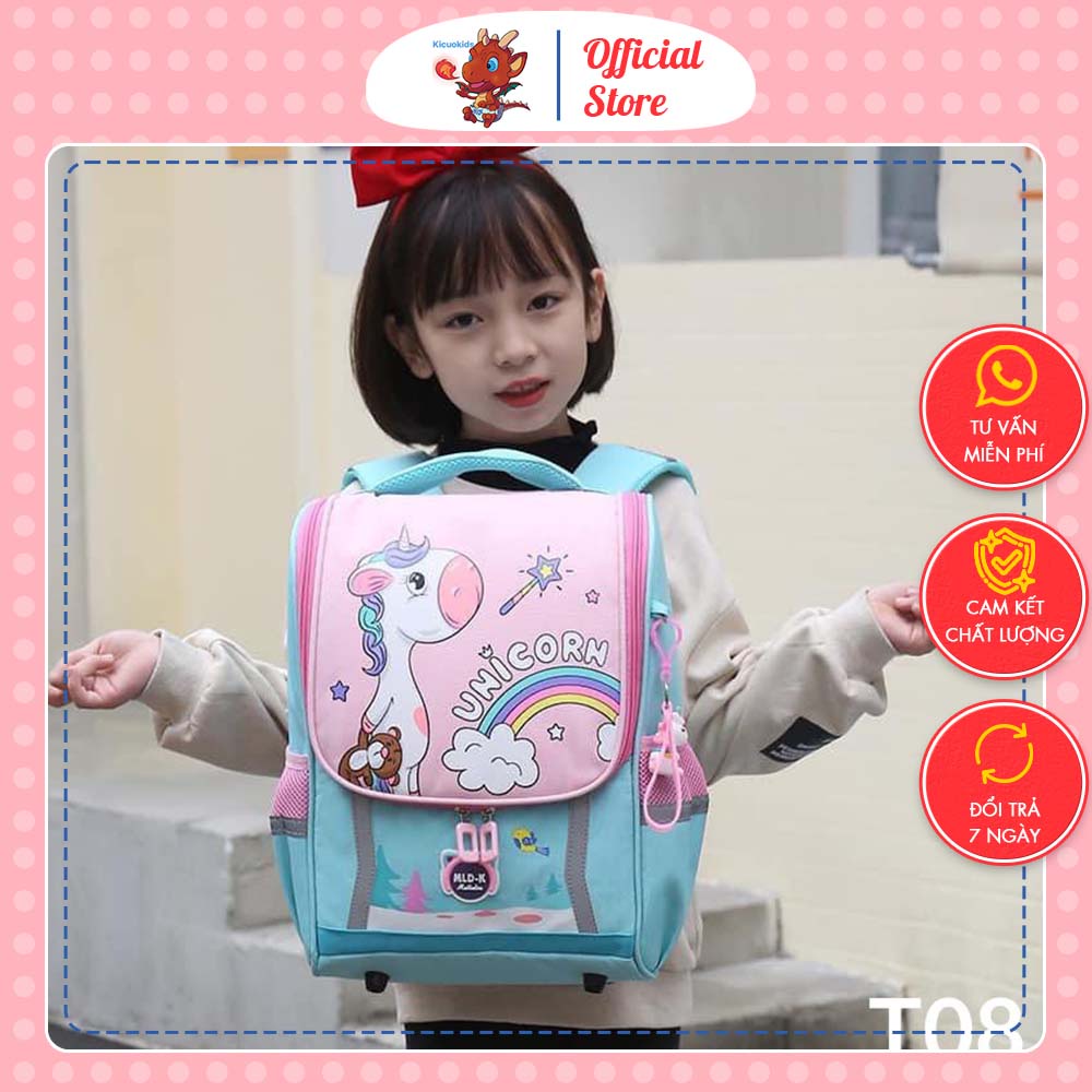 Balo Chống Gù Học Sinh Cấp 1 Chất Liệu Cao Dành Cho Bé Trai Và Bé Gái - 15