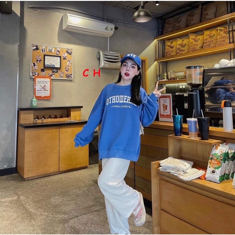 Áo swearter OTH xanh COA588