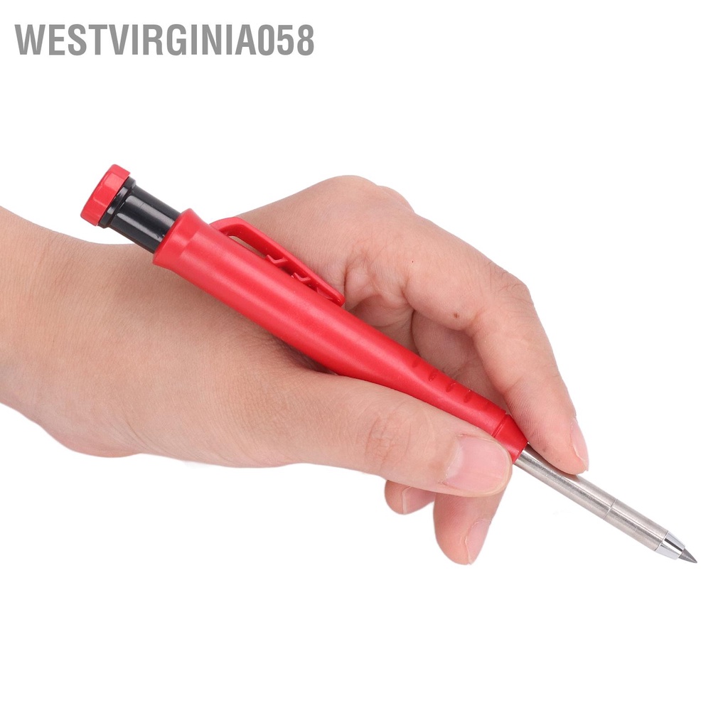 Westvirginia058 19 chiếc Bút chì Thợ mộc Bộ bút ABS Tungsten Carbide Xây dựng với Refill