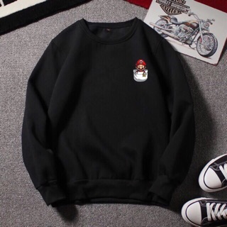 ÁO SWEATER LOGO MARIO CAO CẤP