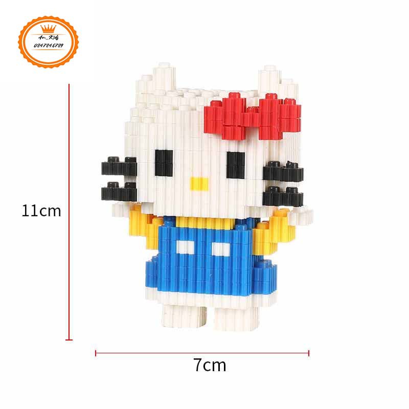 Đồ Chơi Trẻ Em Bộ Lego Mèo Kitty ,Lego Lắp Ráp Trí Tuệ Thông Minh 3D Sáng Tạo An Kids Đầy Ngộ Nghĩnh Đáng Yêu