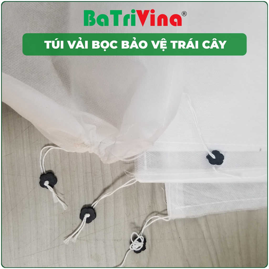 Combo Túi Vải không dệt bọc trái cây - Bảo vệ trái cây, túi vải có nhiều kích thước Size phù hợp cho nhiều loại quả