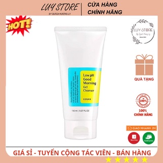 Sữa Rửa Mặt Cosrx Low PH Good Morning Gel Cleanser Dạng Gel 50ml - 150ml Thiên nhiên