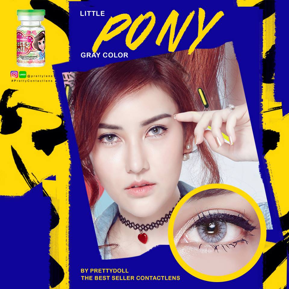 Kính áp trònPony Gray/Brown