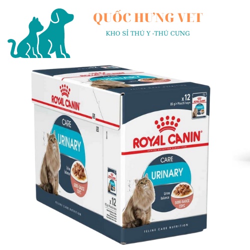 Pate dinh dưỡng gỡ búi lông cho mèo Royal Canin Care Hairball 85g - QUOCHUNGVET