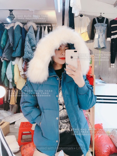 Áo phao mũ lông bản mới ( ẢNH THẬT KÈM VIDEO ) | BigBuy360 - bigbuy360.vn
