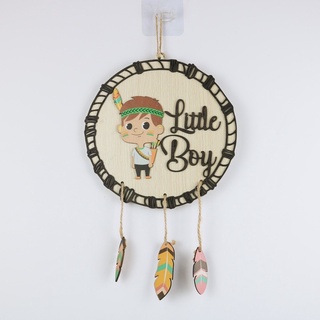 Bảng Gỗ Trang Trí Phòng Bé Style Thổ Dân