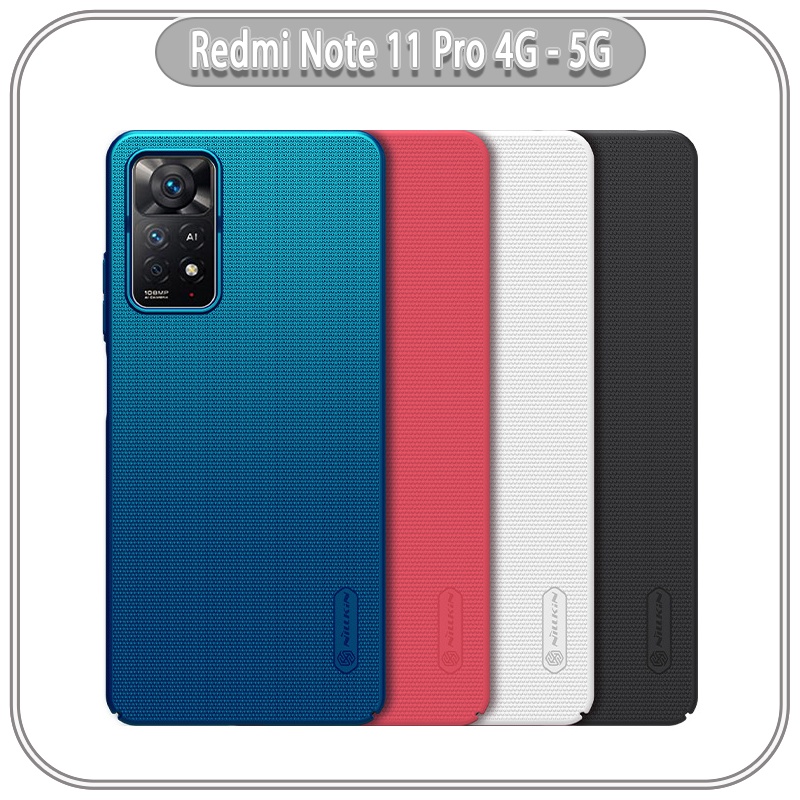 Ốp lưng cho Xiaomi Redmi Note 11 Pro 4G 5G (bản quốc tế) Frosted Shield nhựa PC cứng Nillkin nhám - hàng nhâp khẩu