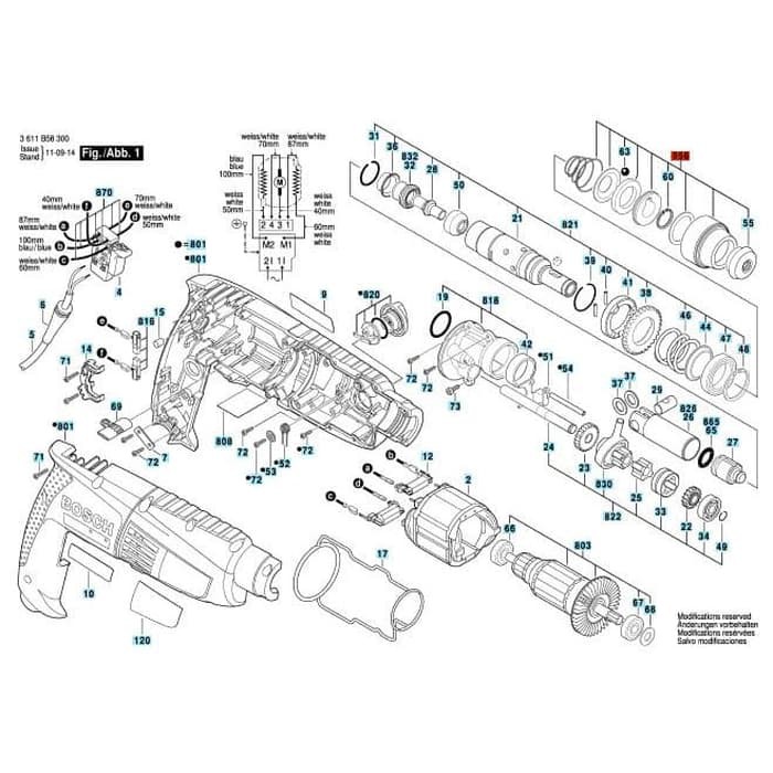 Bosch Vòng Chữ O Gbh 2-18 Gbh 2-20 Chính Hãng