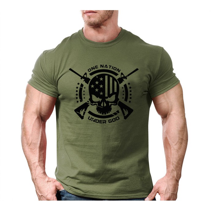 Áo thun lính Under God_chiến thuật_quân đội