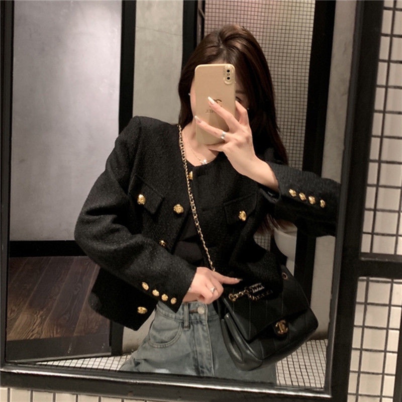 Áo Khoác Nữ Tay Dài Họa Tiết Caro Phong Cách Hàn Quốc Thời Trang