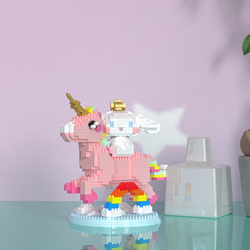 Bộ Đồ Chơi Lắp Ráp Lego Hình Chú Chó Cinnamon Dễ Thương Cho Bé