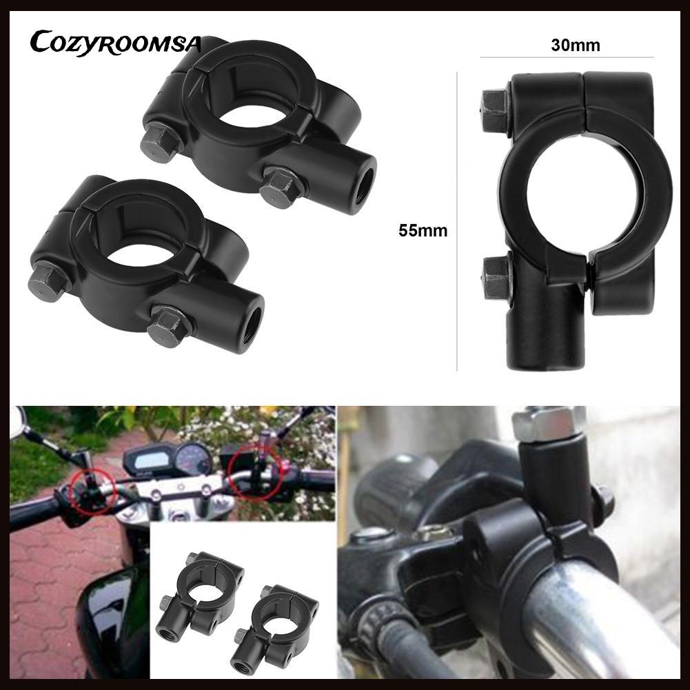 Bộ 2 kẹp gắn gương chiếu hậu cho xe máy m10x22mm