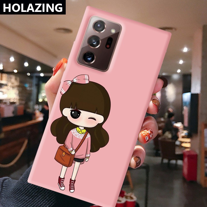 Samsung Galaxy S21 Ultra S8 Plus S10E S10 5G Note 20 10 Plus 9 8 Candy Color Phone Cases Cartoon Xiaomi Soft Silicone Cover