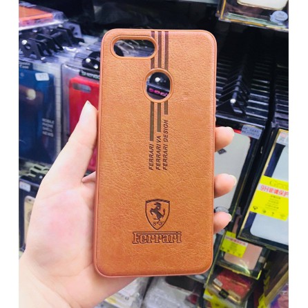 Ốp OPPO F9 Giá Da Ferrari - Cao Cấp - Sang Trọng