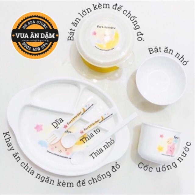 [CHÍNH HÃNG] BỘ ĂN DẶM LO 9 MÓN RICHELL NHẬT BẢN