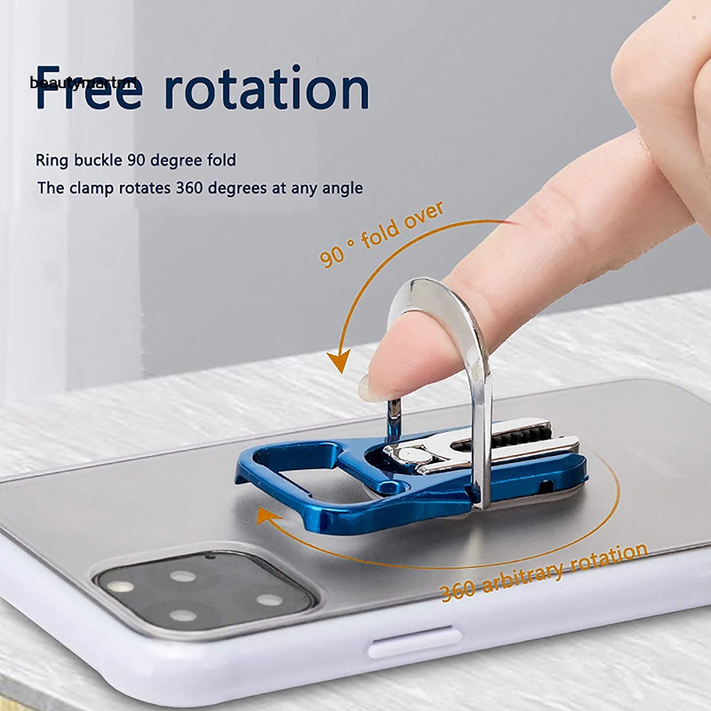 (Shop Amart) Móc Đeo Tay Giữ Điện Thoại Bằng Kim Loại