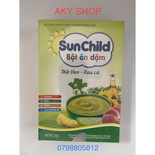 Sunchild Bột ăn dặm dành cho bé tập ăn.....