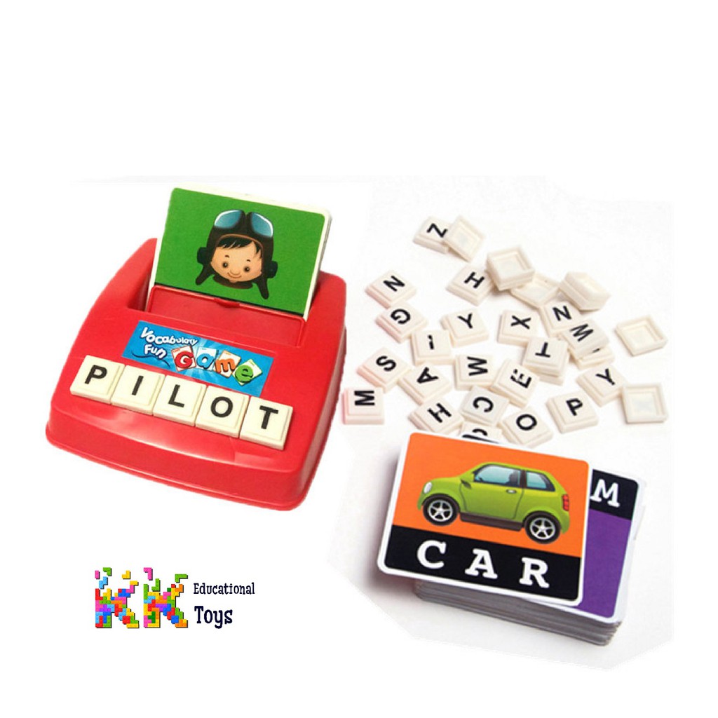 Đồ chơi giáo dục: Vui học từ mới tiếng Anh - Vocabulary fun game - KKstore