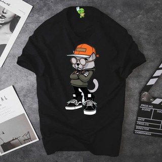 FREE SHIP ❤️ÁO THUN FROM RỘNG UNISEX MÈO TOM CUTE COOL NGẦU CƠ BẢN TRẮNG/ĐEN/XANH NAVY